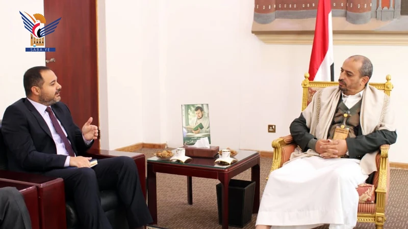 أبو راس يلتقي نائب مدير مكتب المبعوث الأممي